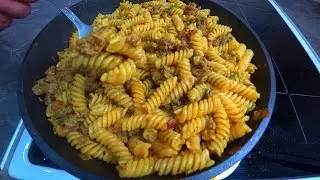 Макароны с фаршем просто вкусно . Макароны по флотски