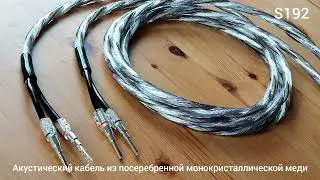 Daxx S192 Silver-Plated Monocrystal Copper Speaker Cable.