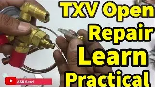 thermostatic expansion valve ice making why how many reason how repair TXV Faulty how open learn