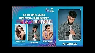 AP DHILLON IN THE HOUSE -- WPL 2023 OPENING CEREMONY