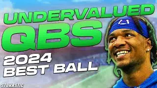 Top 3 UNDERVALUED Quarterbacks for 2024 NFL Best Ball, Underdog, DraftKings, Drafters
