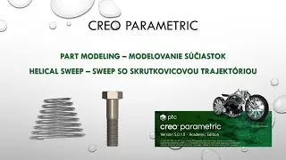 Creo 5 Modelovanie Helical Sweep