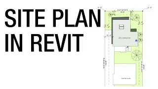 Drawing a Site Plan in Revit