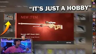 HE UNBOXED RARE AWP DESERT HYDRA!!!