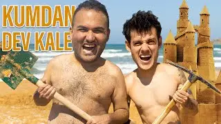 ORKUN İLE KUMDAN DEV KALE YAPTIK 