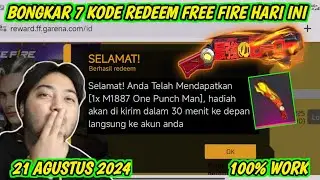 KODE REDEEM FF!! KODE REDEEM FREE FIRE TERBARU 21 Agustus 2024 HARI INI‼️