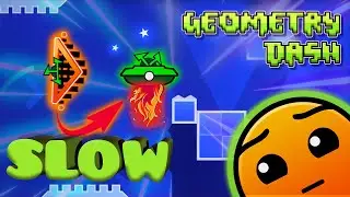Прохождение уровня Slow в Geometry Dash