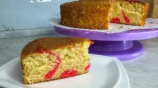 Жүрекше пирог♥️ Пышный бисквит