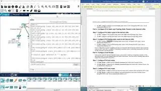 (CCNP ENCOR v8) 6.2.1 Packet Tracer - Configure IPv4 and IPv6 Static and Default Routes
