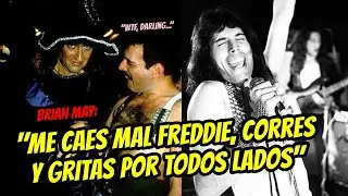 😱¡BRIAN MAY dijo que FREDDIE MERCURY NO LES CAÍA BIEN!