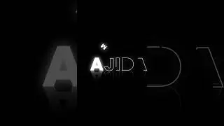 After effect title animation❣️