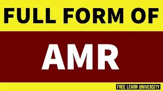 Full form of AMR | AMR ka full form kya hai | AMR full form