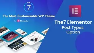 The 7 Elementor Theme Tutorial #8 Post Type Options