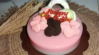 RESEP KUE ULANG TAHUN DARI PUDING || Puding Ulang Tahun super simple❗