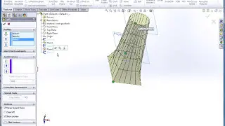 SolidWorks, Creating a Lofted Boss/Base on a Simple Part, Options, Guide Curves