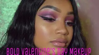 BOLD VALENTINE'S DAY MAKEUP TUTORIAL | LANI FELI