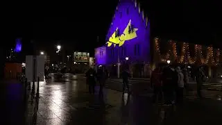 Strasbourg Night Street lights