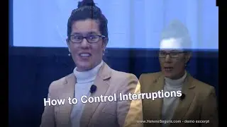 How to Control Interruptions - Speaker Demo - Time Management Seminar