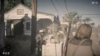 M1 iMac 2021 RDR2 Gaming Test - A Short Walk In A Pretty Town Mission