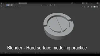 Blender - Hardsurface modeling practice #26