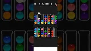 ball sort color puzzle game level 223 | ball sort color puzzle level 223