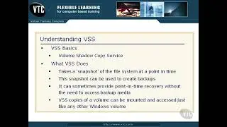 Understanding VSS  in Windows Server