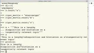 chapter0Part4, A Tour of the Python built-in types documentation and String Methods