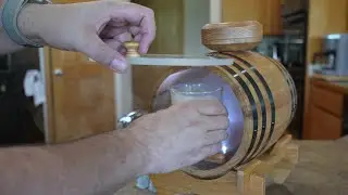 Aged and Charred Whiskey Barrel Smoker Kit