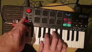 Akai MPK mini play / How To Connect A Loop Pedal
