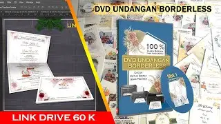 desain undangan khusus printer tanpa ribet pormat PSD