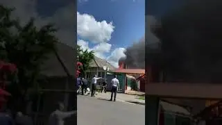Видео с места прилёта в Судже Курской области.