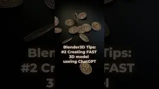 Blender 3D Tip 2 - Fast model Creation with ChatGPT #blendertutorial