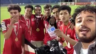 احتفال المتخب بعد الفوز في المباره بين اليمن والسعودية ماذا قال المنتخب تحيه 2022