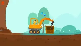 Мульт игра Мультик для Малышей от 1 до 10 грузовичок дрель