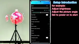 F series multifan sync by Mobile Setting Hologram 3D Fan