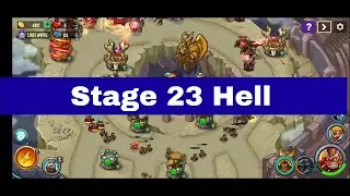 World 1 Level 23 Hell King of Defense | Stage 23 King of Defense Hell Level | 3 Stars