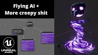 Flying AI (Blueprints & Behavior Trees), New Enemies, More Creepiness - Eco Ronin Infinite Dev Log 5