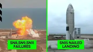 SpaceX Starship Failures VS Success (SN15 Nailed Landing!😍)