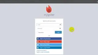 Free Download myIgniter   Admin CRUD and Page Generator