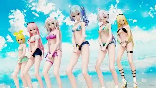 【MMD】EVERGLOW - DUN DUN【Vocaloids Dance Cover】(2 versions) [4K]