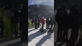 25 Ocak 2020 Kartepe Kayak Merkezi - Geyik alanı ve Otel lifti sırası