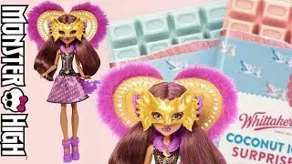 Monster High Clawdeen Wolf in Ghoul to Wolf plus Whittakers Limited Edition Chocolate