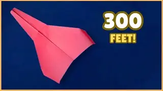 How to Make a Paper Airplane That Flies Far Easy - PAPER PLANE THAT GOES VERY FAR