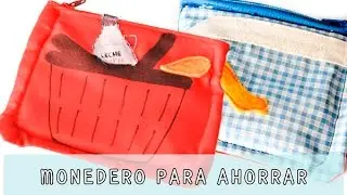 CÓMO HACER MONEDERO DE DOS CARAS PARA AHORRAR EN LA COMPRA DEL MES $