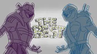 The Disaster Twins Fight Big Mama ft.Warren Stone (Rise of the TMNT Animatic)