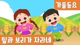 밀과보리가자라네 ｜가을동요｜율동동요