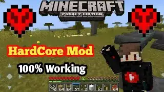 How To Download HardCore Mod In Minecraft PE In HINDI 2020