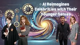 Time-Traveling Stars: AI Reimagines Celebrities with Their Younger Selves.