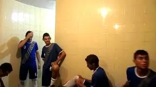 Vestiario Do Supermercado União antes da Vitoria do jogo Diante dos meninos da Vila