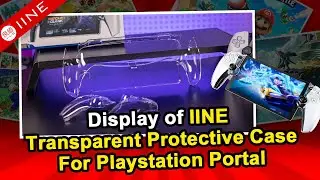 Display of IINE Transparent Protective Case For Playstation Portal
